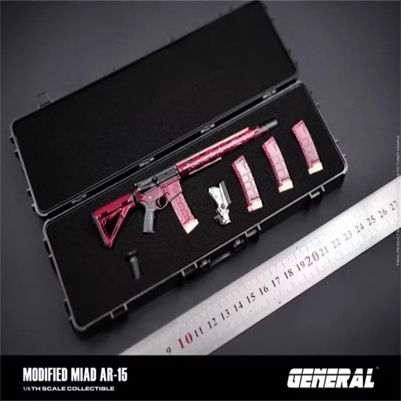 

GENERAL GA-009 1/6 Scale Soldier Model Modified Miad AR-15 Toy Accessories Cannot Be Launched For 12'' Action Figure In Stock