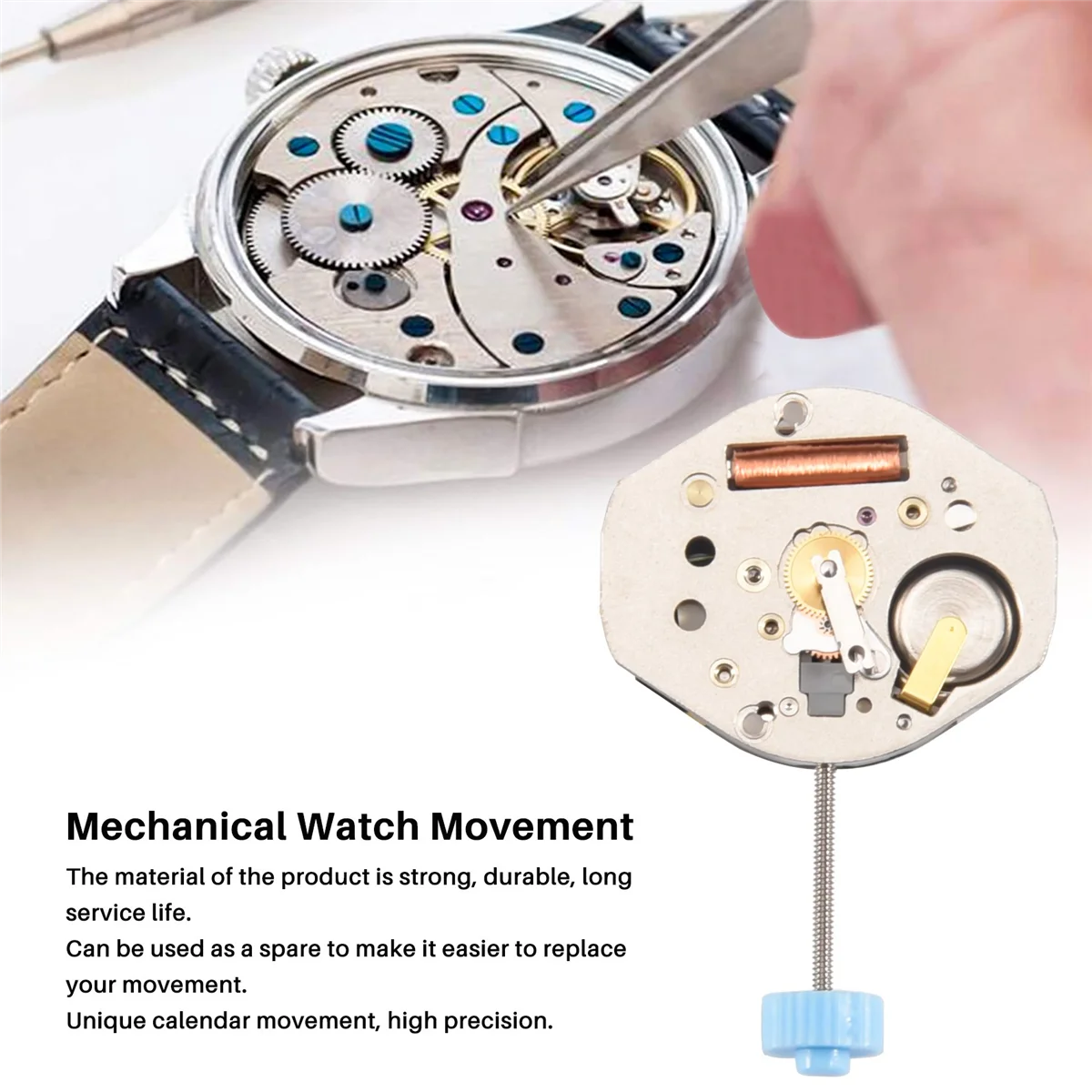 FZFZ QUARZO Orologio Sostituzione Movimento Riparazione Accessorio Pezzo di ricambio con stelo per 762