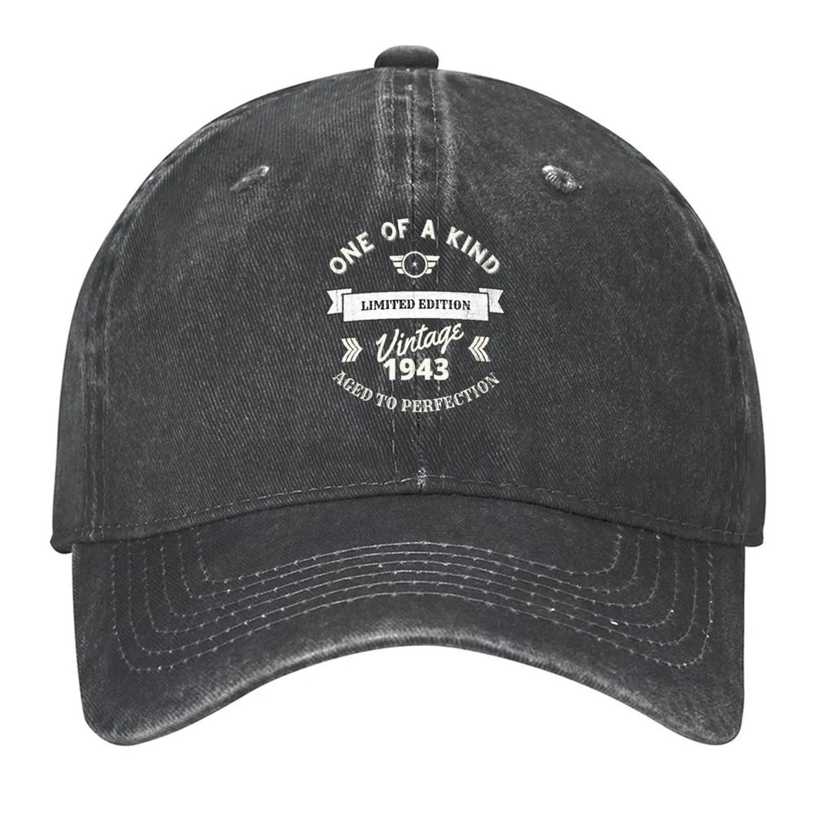 

One of a Kind, Limited Edition, Vintage 1943, Aged to perfection Baseball Cap Golf Hat Man Men Women's