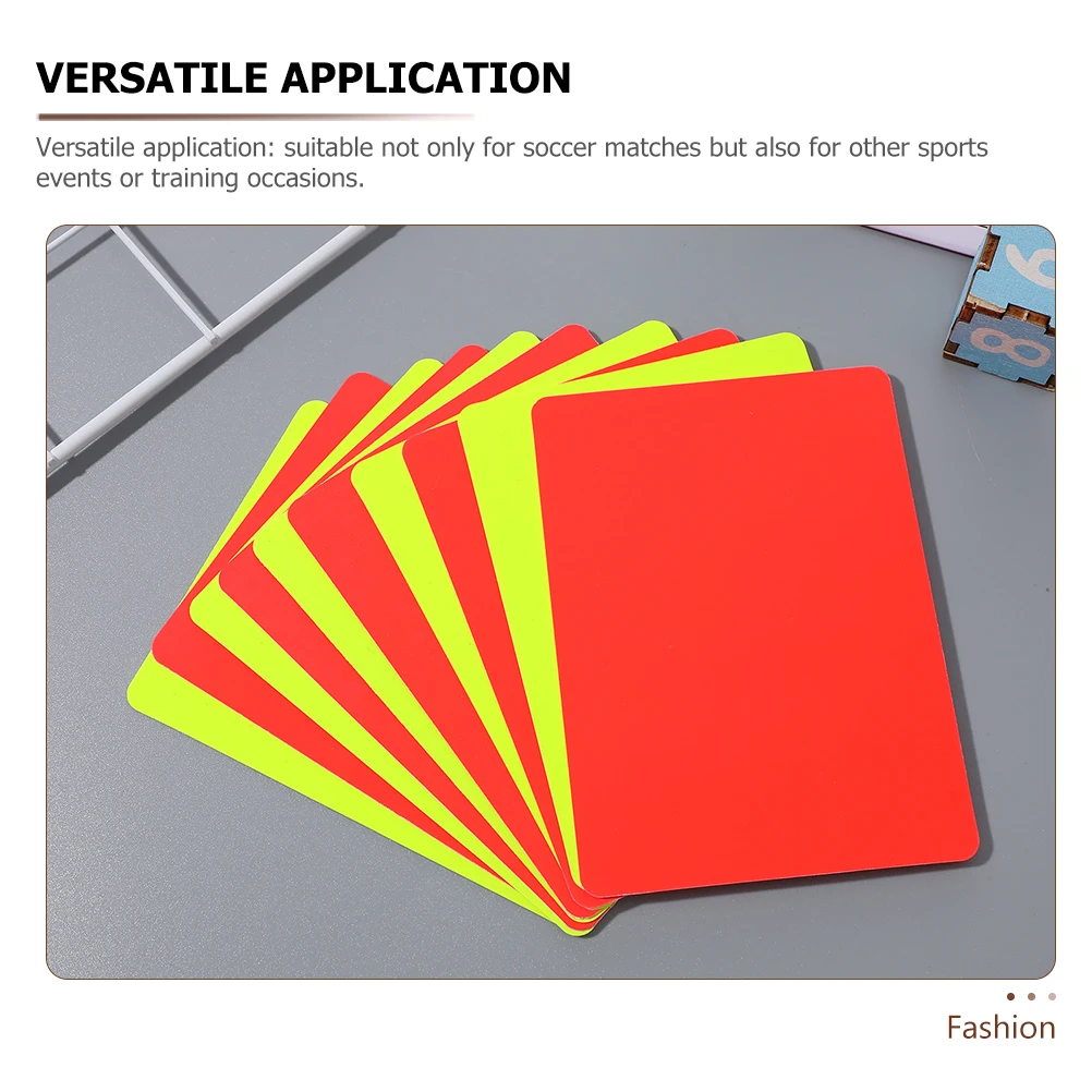 

6 Pcs Yellow Card Sports Cards Soccer Referee Professional Football Penalty Red For Judge