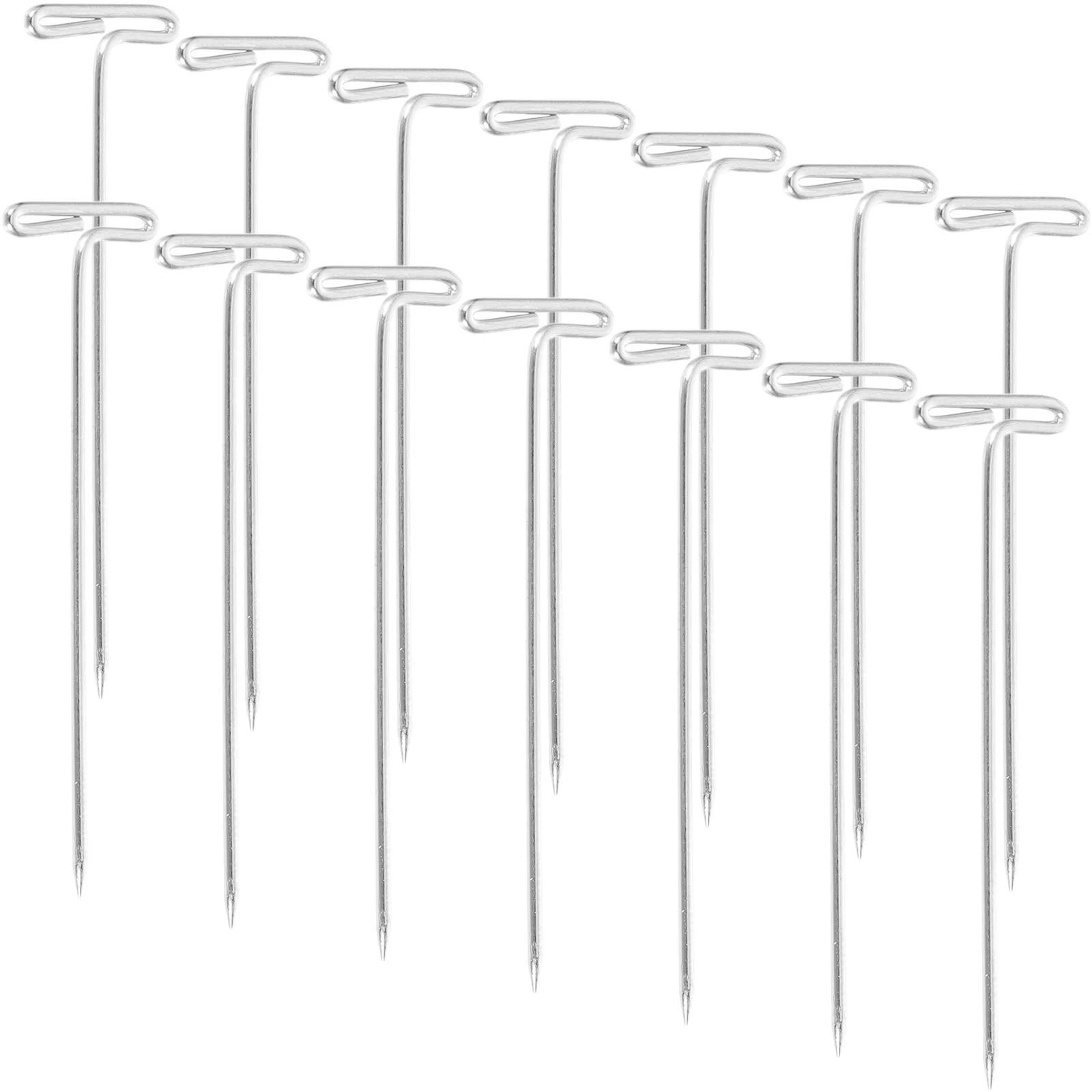 

100Pcs Smooth Durable T Pins Pins for Beginners Professionals Styling Blocking Knitting Project Essentials
