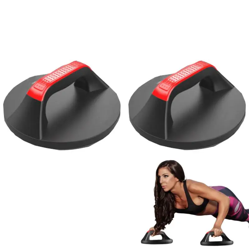 

Strength Training Pushup Stands 1 Pair Gym Exercise Equipment Anti-Slip Sturdy Structure Ergonomic Home Gym Push Up Handles