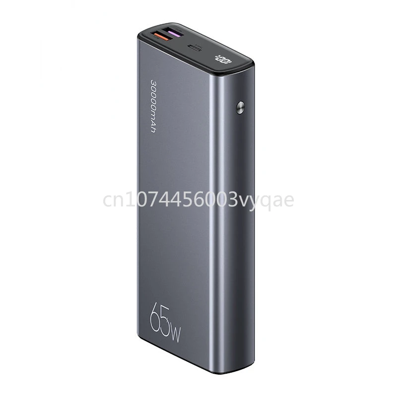 Portable PD 65W LED Digital Display 30000mah Fast Charging Power Banks for Laptop Li-polymer Battery 610g