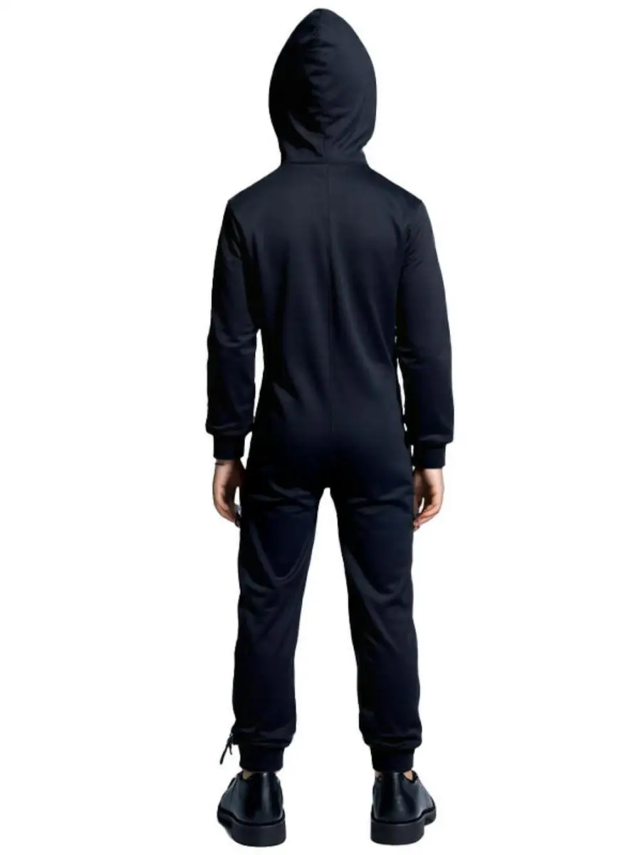 

Детский костюм скелета на Хэллоуин, светящийся костюм призрака ночного времени, комбинезон с капюшоном, одежда из полиэстера для косплея