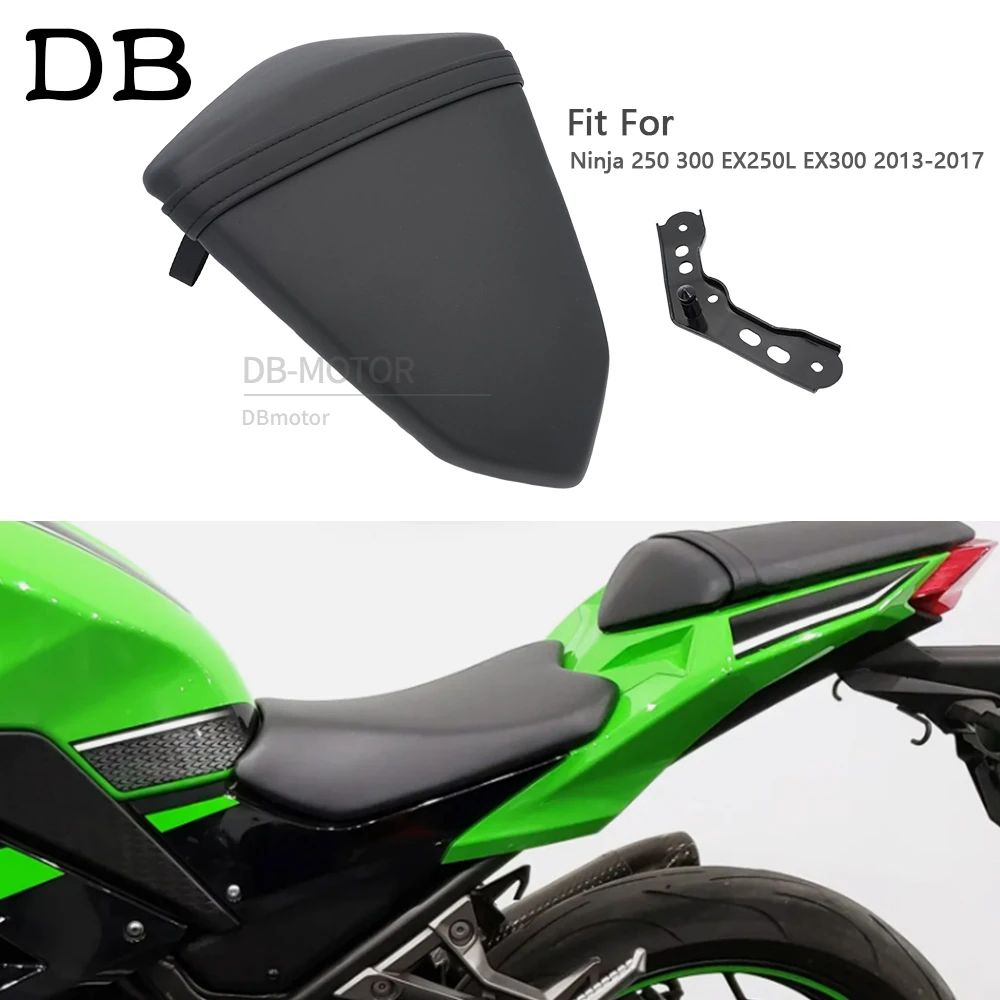 Motorcycle Rear Seat Passenger Pillion Fit For Kawasaki Ninja 250 300 EX250L EX300 2013-2016 2014 2015 2016 2017