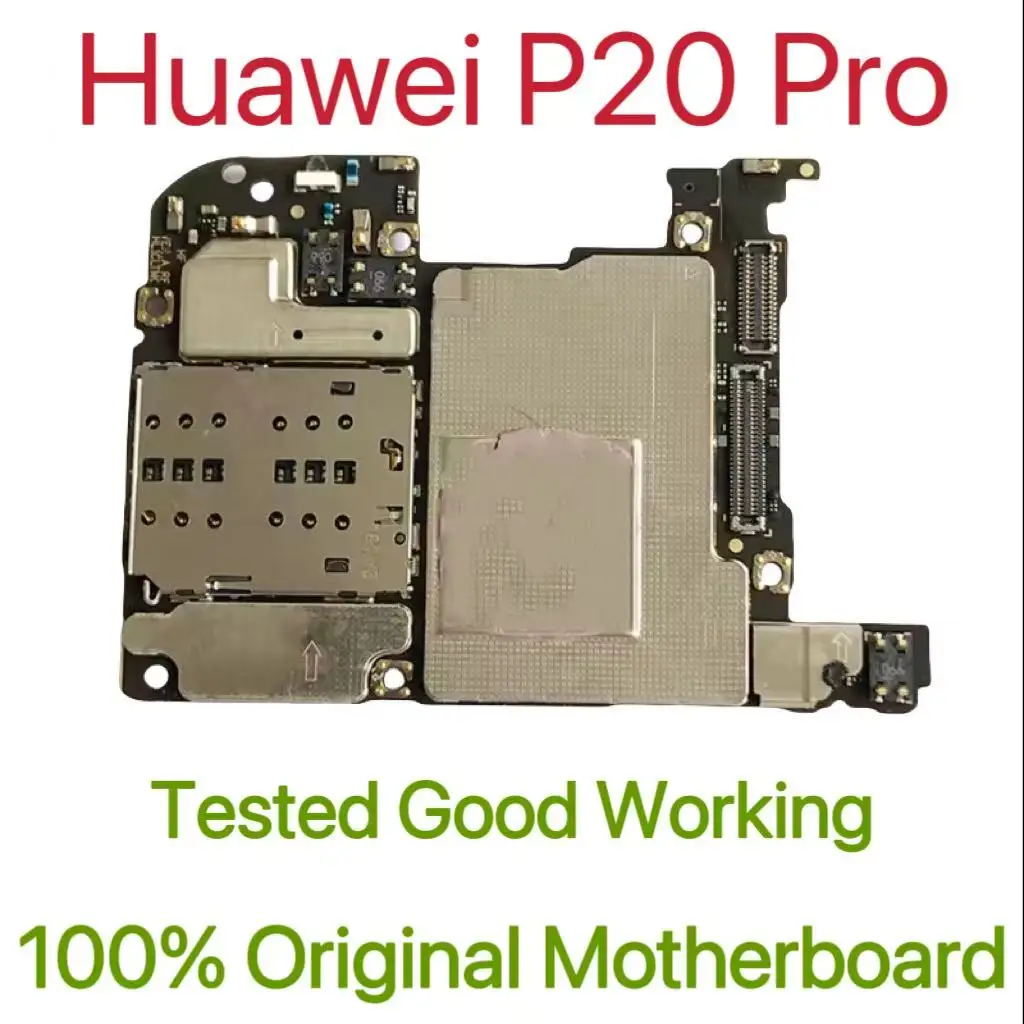 Global Version Original Unlocked Motherboard for Huawei P20 Pro Tested Circuit Plate Main Logic Board for Huawei P20 Pro