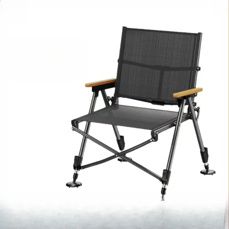 

New foldable full-focus European fishing chair folding chair multi-functional all-terrain fishing chair, special chair for wild