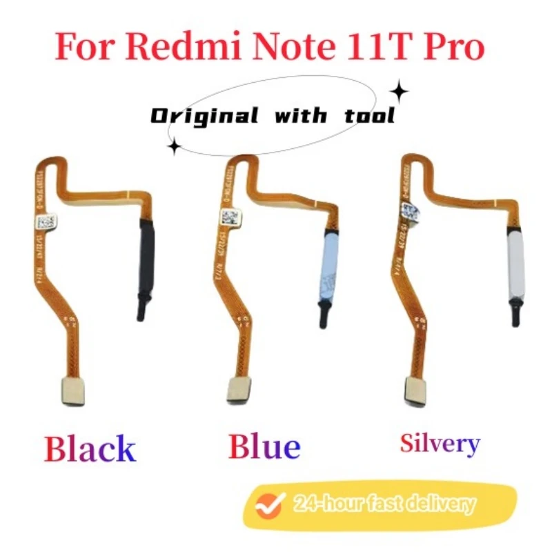 

For Xiaomi Redmi Note 11T pro FingerPrint Power Button Touch ID Sensor Flex Cable Replacement Repair Parts