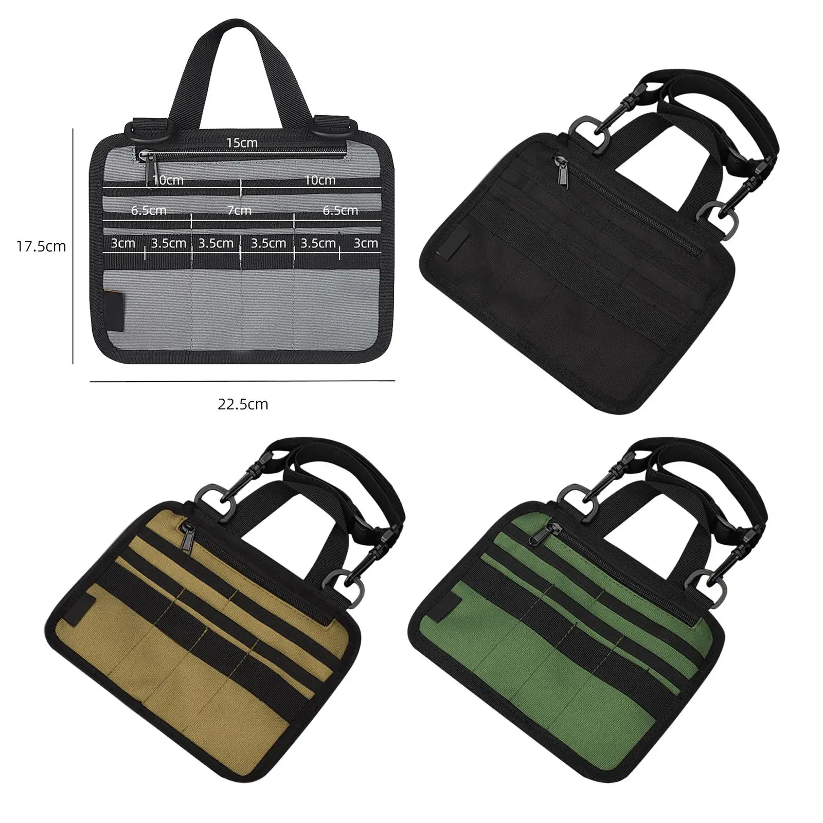 Multifunctional Tool Bag Pocket Organizer Sundries Bag for Hiking Camping