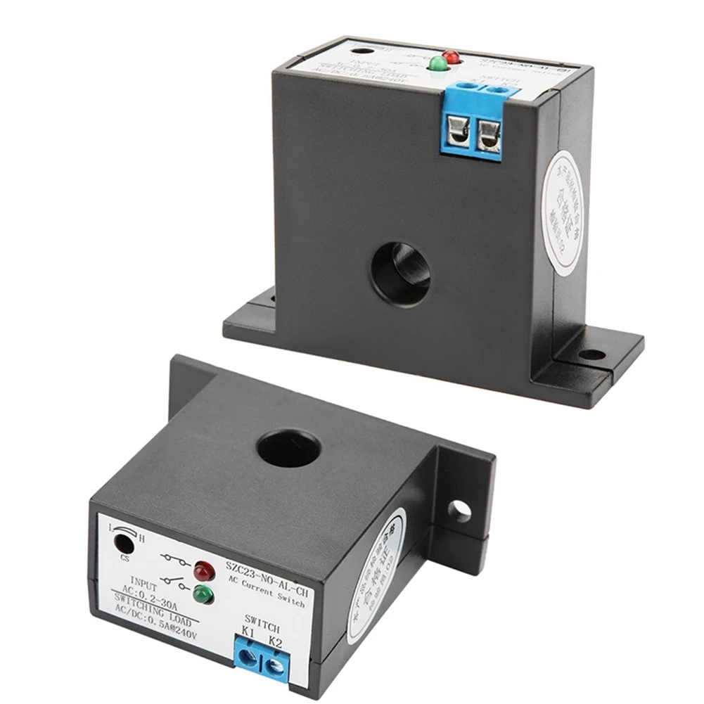 Interruptor de detecção de corrente HFES Interruptor de detecção de corrente normalmente aberto Monitoramento de isolamento de corrente CA ajustável SZC23-NO-AL-CH