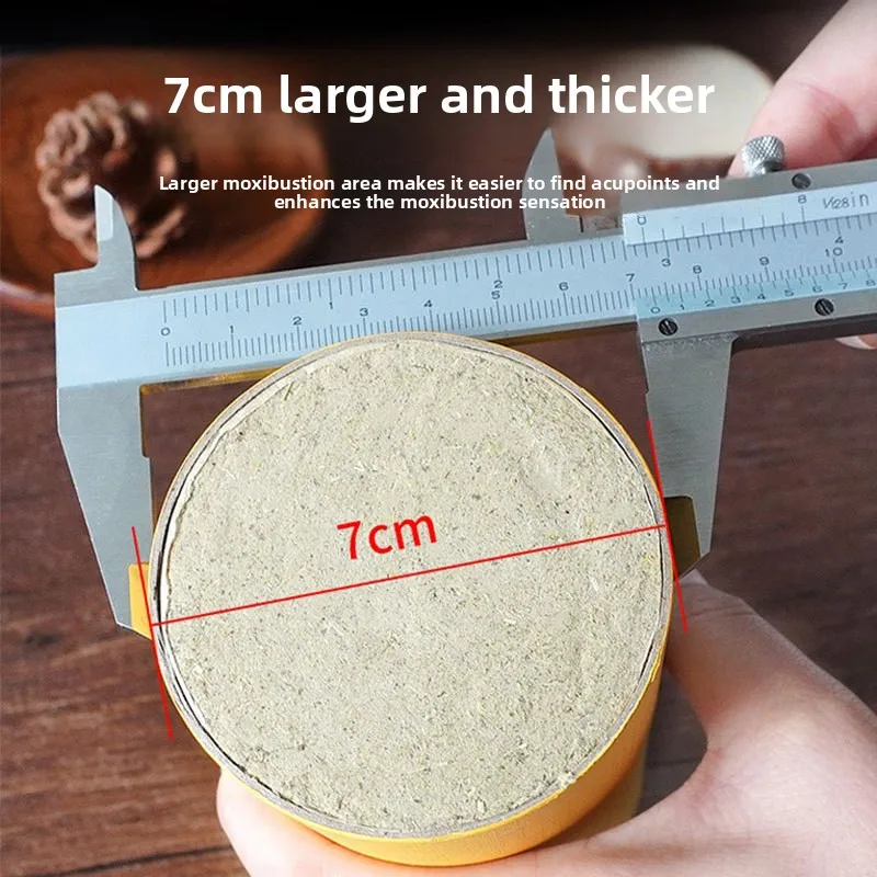 Tongkat Moxa Thunder-Fire Usia 3 Tahun - Kerucut Ekstra Besar 20cm X 7cm untuk Moxibustion di Rumah & Perawatan Meridian untuk Terapi Seluruh Tubuh
