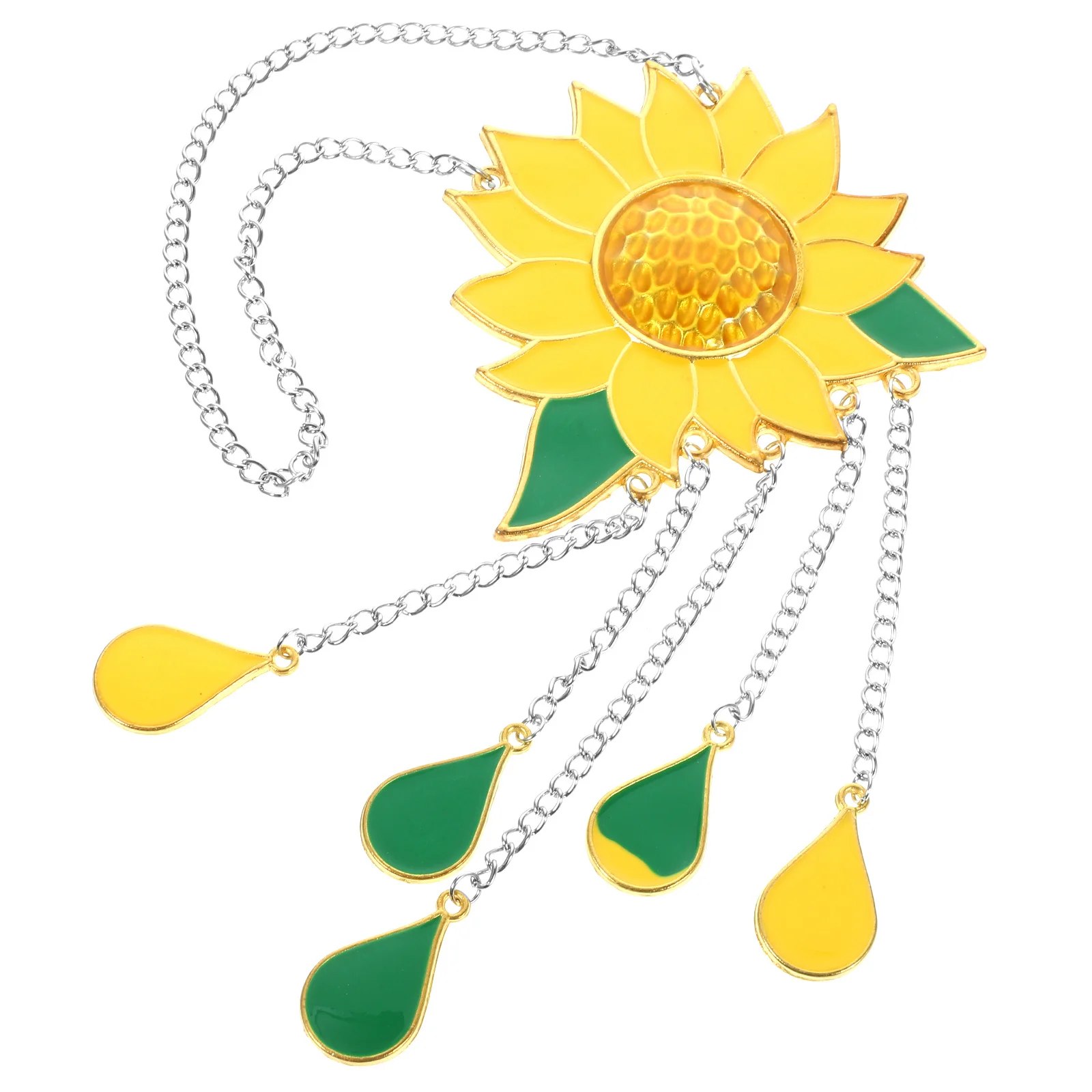 

1Pcs Sunflower Wind-Bell Pendant Wind Chime Decorative Hanging Garden Ornament Outdoor Decor Wind Chime Wind-Bell Pendant