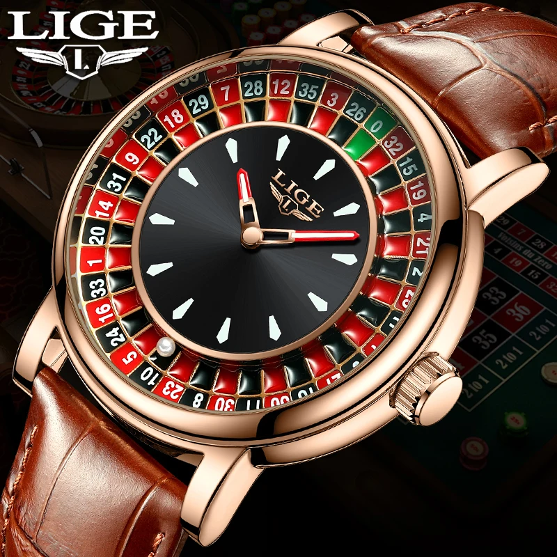 

2024, новые мужские часы LIGE, деловые часы, мужские лучшие бренды, роскошные кожаные военные водонепроницаемые кварцевые часы для мужчин, Reloj Hombre + коробка