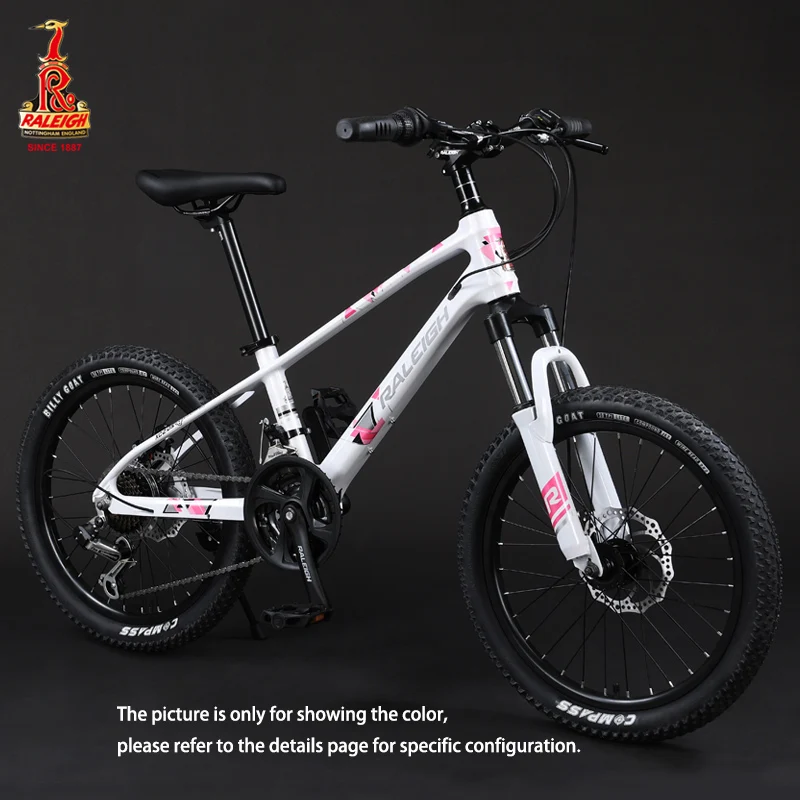 RALEIGH-Mountain Bicycle for Children, Magnesium Alloy Frame, Middle Wheel, Big Kids, Teenager, 20 