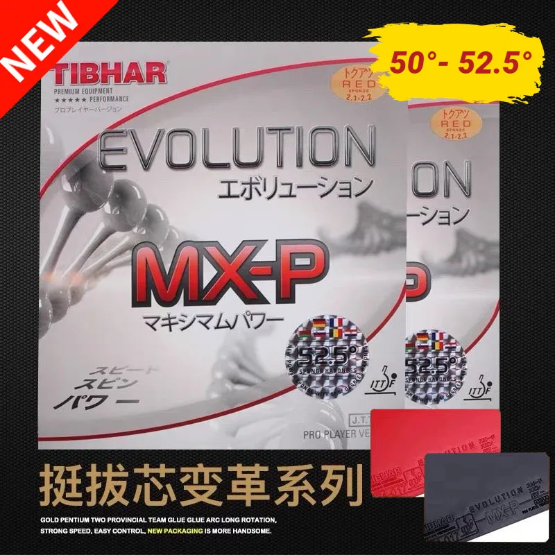 

NEW Original Genuine TIBHAR Evolution MX-P Table Tennis Rubber 50°/ 52.5° Professional Ping Pong Rubber Sheet Made In Germany