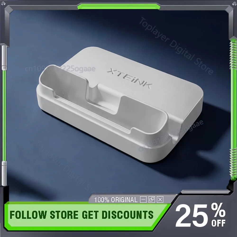 For Xteink X3/X4 Pro E-ink Reader Portable Desktop Charging Dock Charging Dock/Desktop Reading Stand 65 Degree Tilted Design