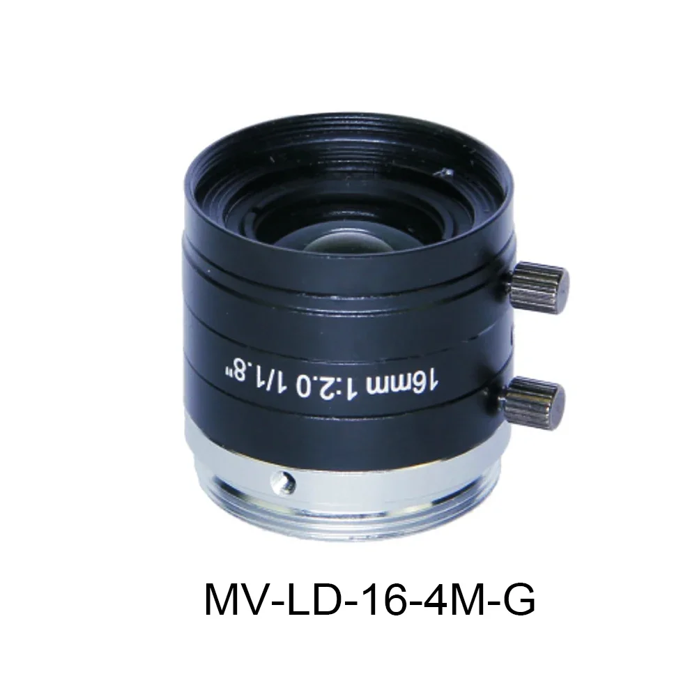 Industrial Machine Vision C Mount Lens, Automação de Fábrica, MV-LD-6-4M-G, 4MP, 1/4 ", 6mm