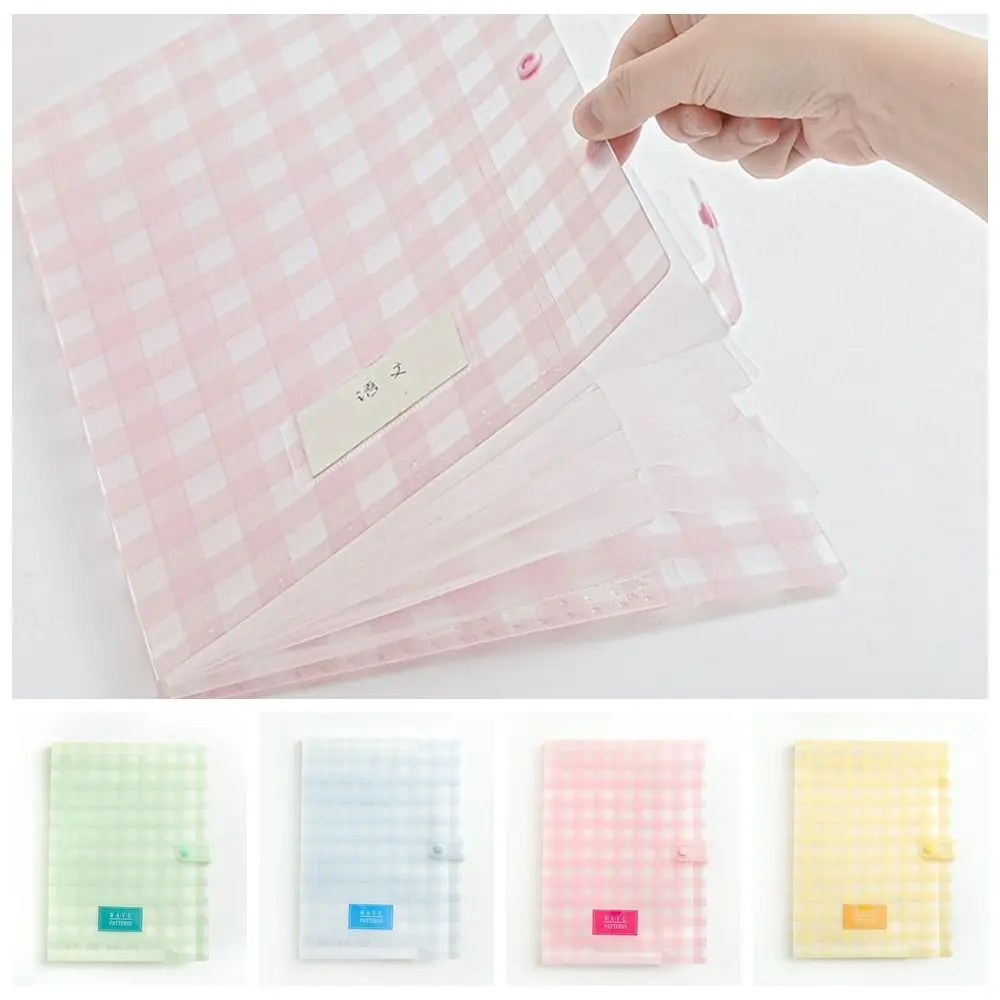 New PP File Folder A4 Multi-layer Document Organizer Waterproof Organ Bag