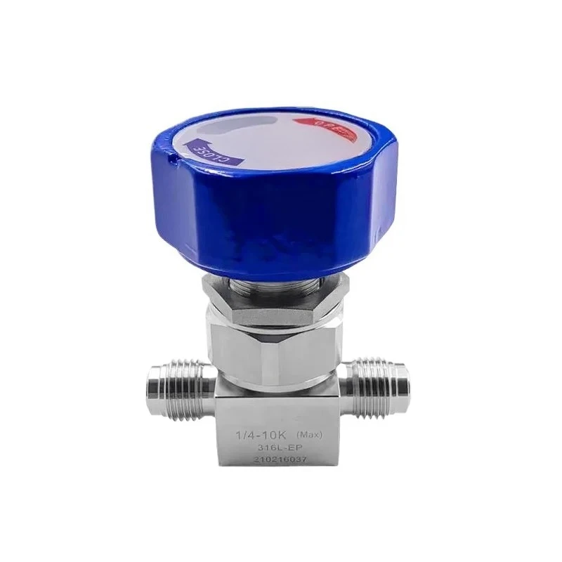 New Imported from high purity diaphragm valve 10K/210K diaphragm valve for semiconductor 1/4VCR male and female