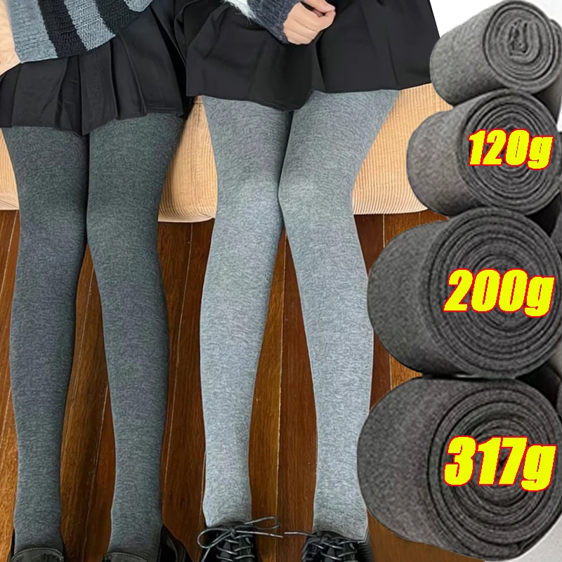 

Зимние теплые колготки, женские термолеггинсы, хлопковые чулки с высокой талией, толстые эластичные колготки с защитой от катышков, женские колготки