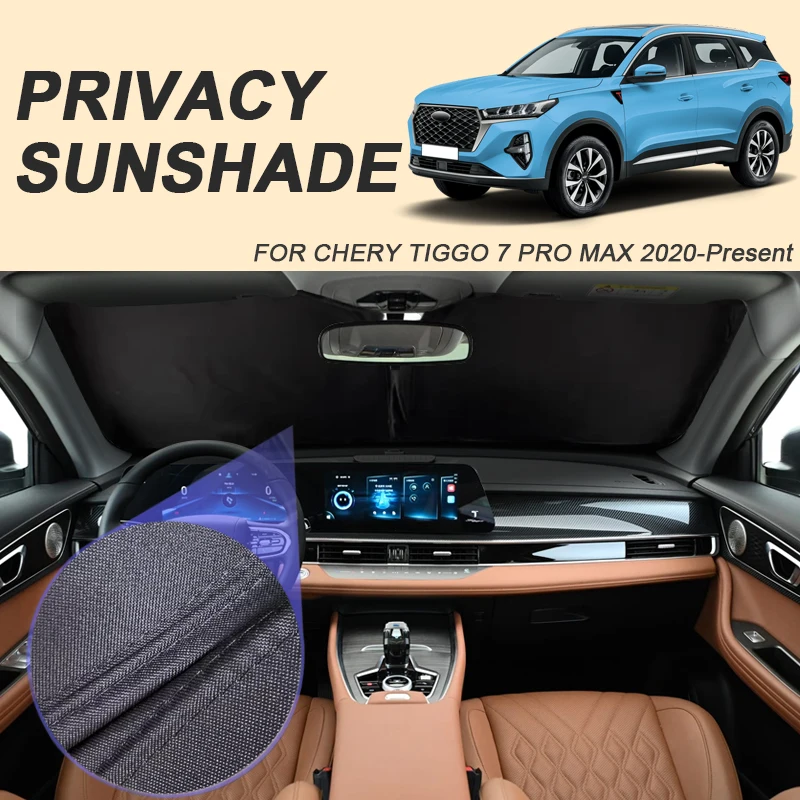 

Car Black Window Privacy Sunshade For CHERY TIGGO 7 PRO MAX 2020-Present Anti-UV Heat Insulation Protect Cover Auto Accessory