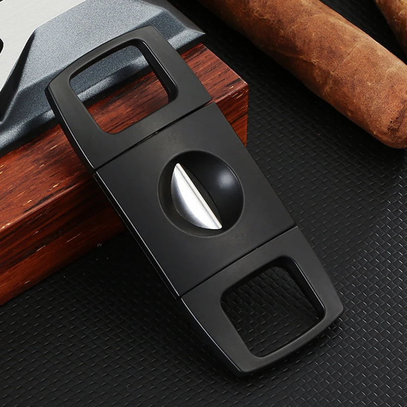 

BOLTIFY Metal Cigar Cutter V Shape Stainless Steel Sharp Blade Luxury Cigar Accessories Smoking Tool