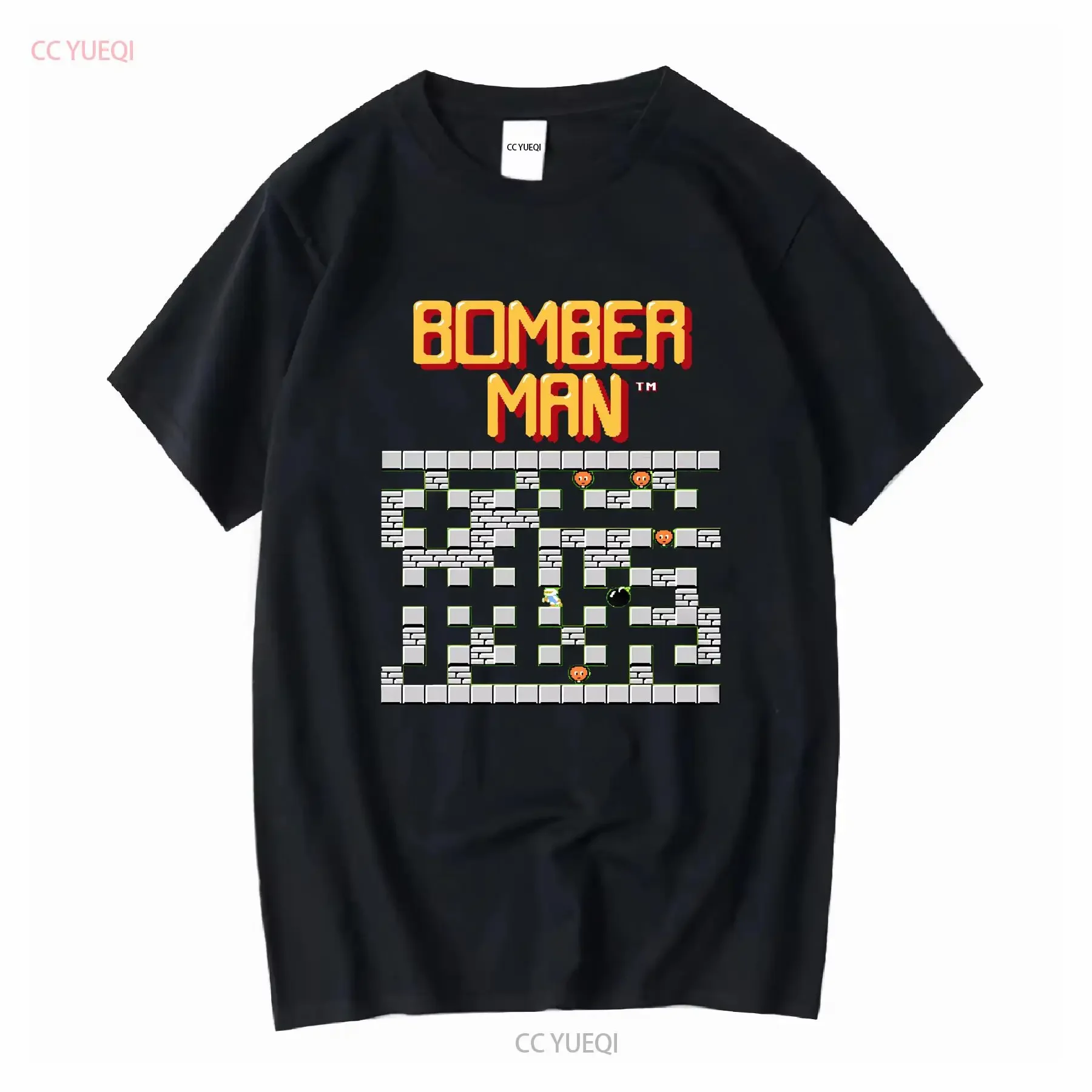 Bomberman stage 1 Logo NES Famicom game 8 bit screen T Shirt Arcade classic vintage retro design all sizes vintage Washed
