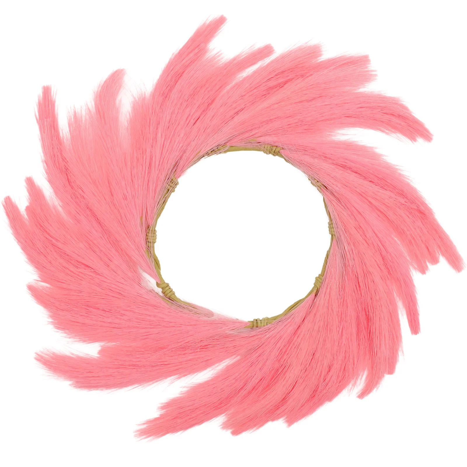 فو فراغميتس إكليل تقليد القصب إكليل لافتة للباب الباب الأمامي جارلاند ديكور المنزل لا تشذيب المطلوبة فراغميتس ديكور