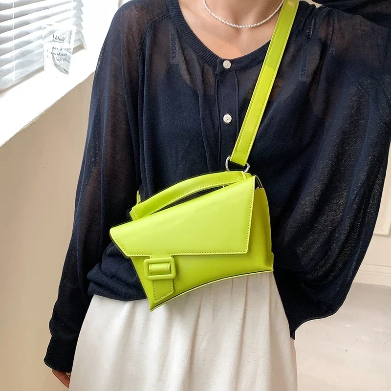 Female Belt Bag Fashion Trend Shoulder Crossbody Bags Luxury Leather pack Waist packs Woman Square Handbag Waist Bag