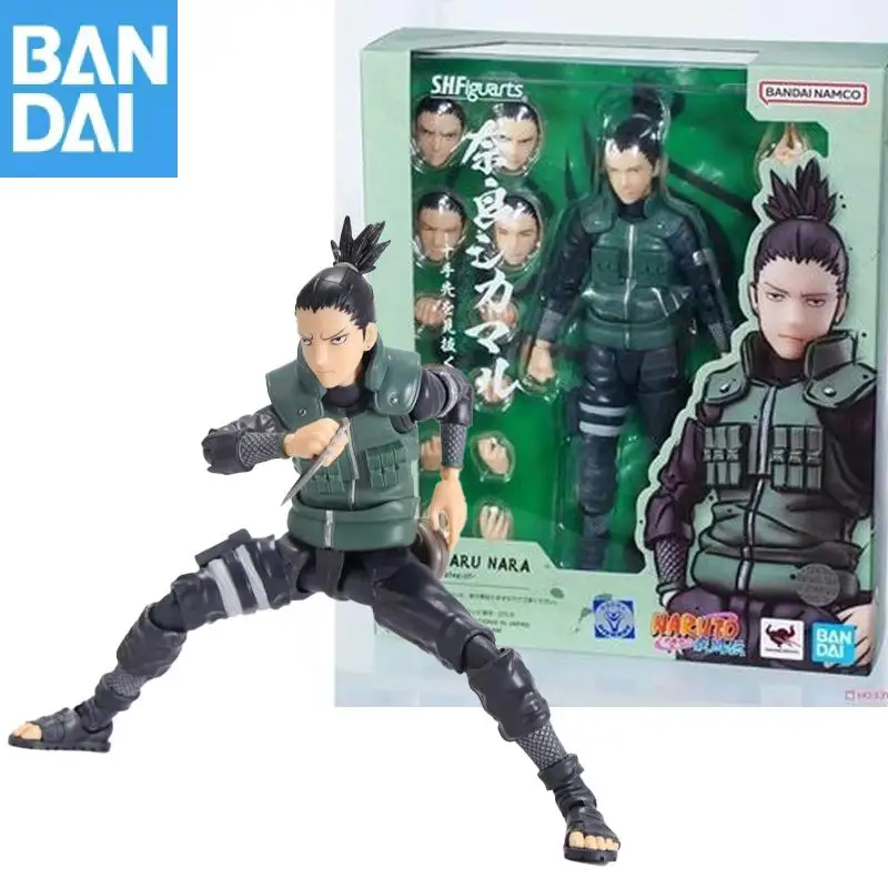 

In Stock Bandai Original S.h.figuarts Naruto Shippuden Shikamaru Nara Genuine Figure Model Toy Gift New and Unopened Collector