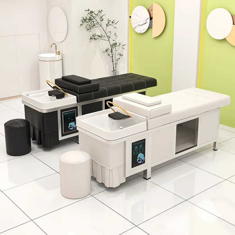 

Bac Shampooing Coiffeur Professional Hair Salon Washbasin Hairdresser Washing Machine Shampoo Massage Bed Headspa Lava Cabezas