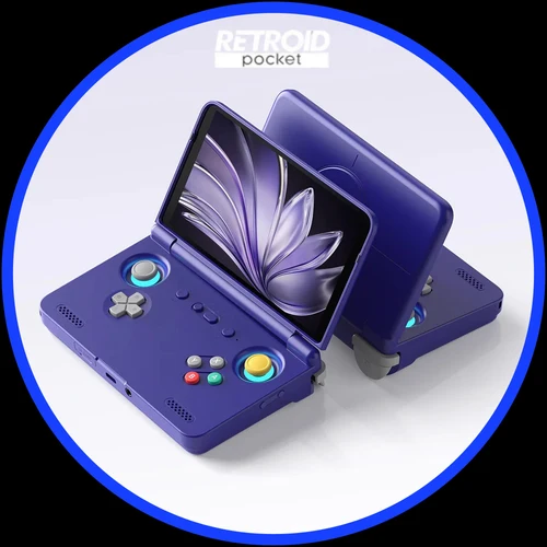 Retroid Pocket Flip2 ゲームコンソール 1080p 折りたたみゲームコンソール AMOLED 500Nits 5.5 