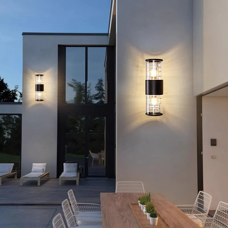 

Outdoor Wall Lamp Led Waterproof Exterior Wall Lamp Courtyard Lawn Landscape Lamp Hotel Villa Big Porch Lighting Decoration