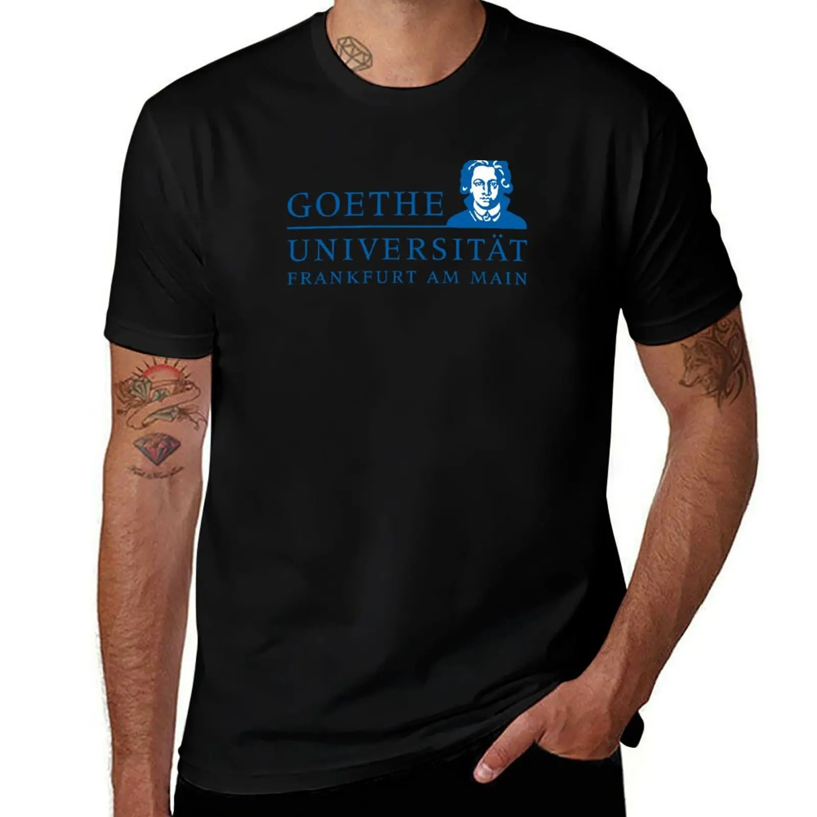 

Goethe University Frankfurt T-Shirt cotton man t-shirts street wear cotton t shirt men