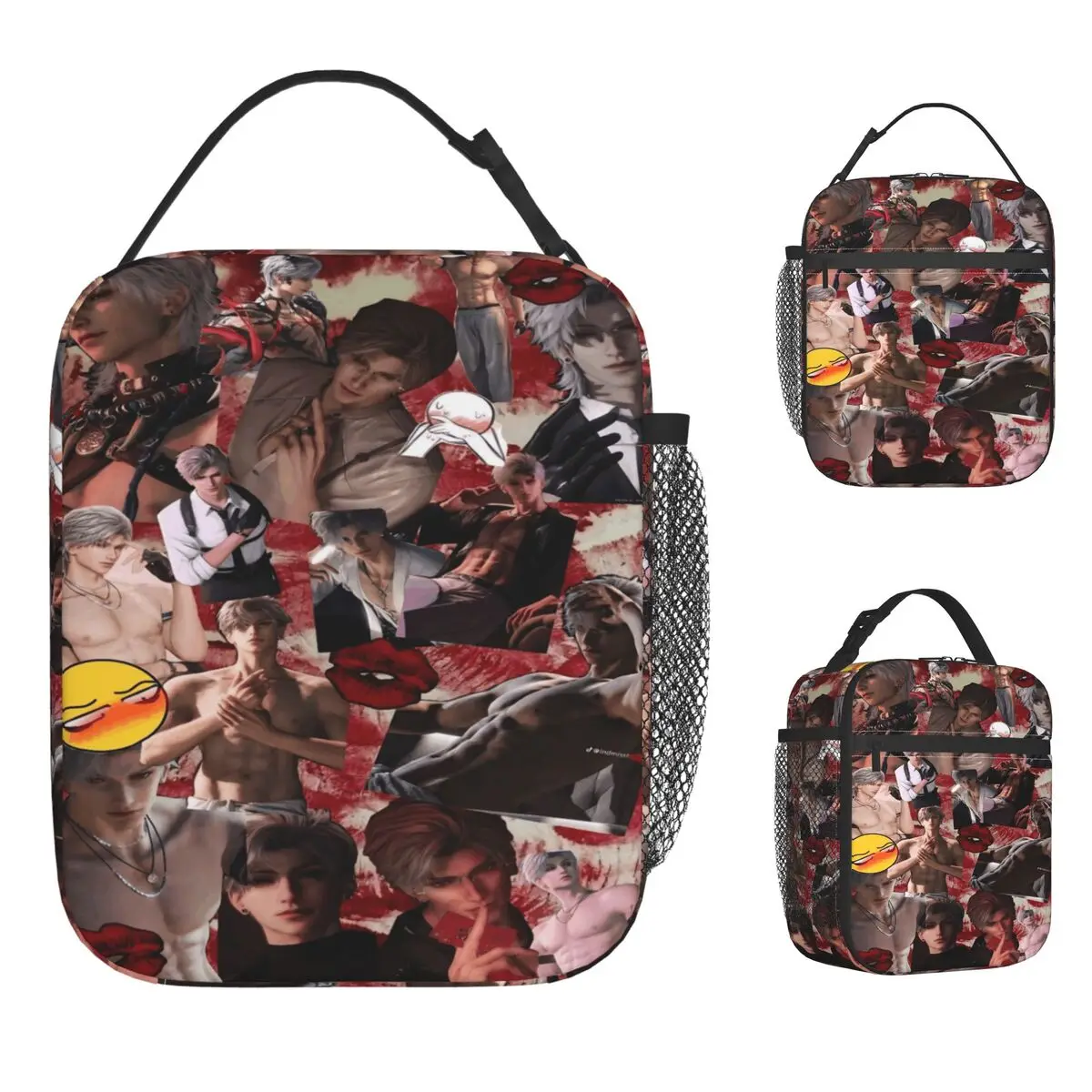 Sylus Love And Space Lunchtasche Game Love And Deepspace Fashion Lunchbox für Unisex Outdoor Reißverschluss Kühltasche Tote Lebensmitteltaschen