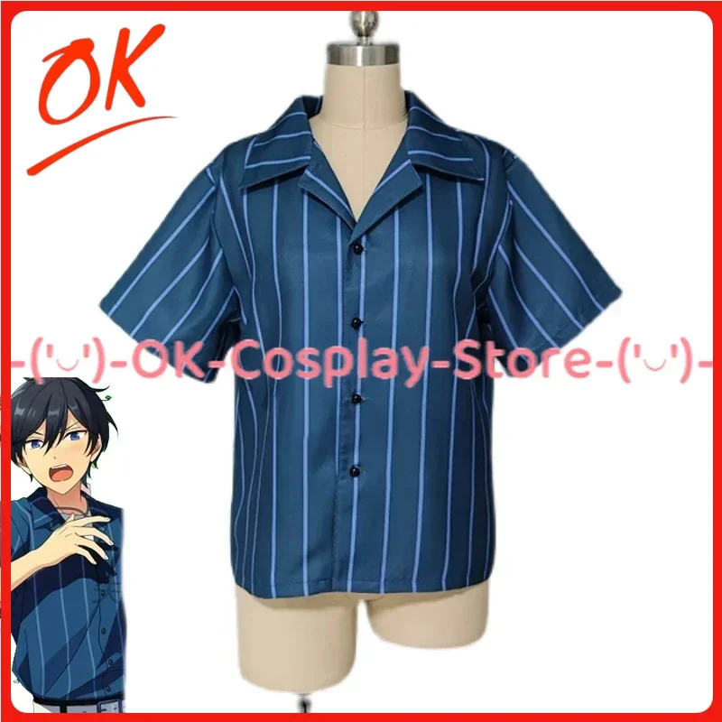 

[Customized] Game Ensemble Stars Hidaka Hokuto Cosplay Costume Party Suit Summer Blouse Casual Tshirt Top Halloween Uniform
