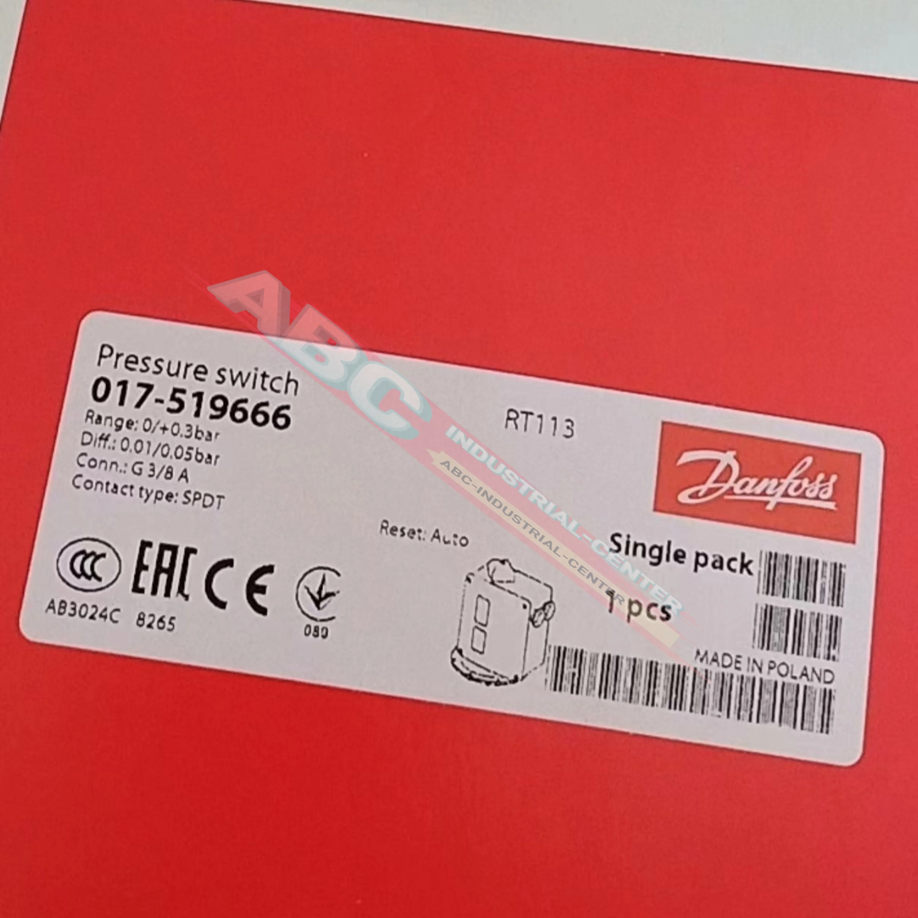 

Новый оригинальный датчик давления 017-518766 RT30AW, 017-519166 RT112, 017-519666 RT113