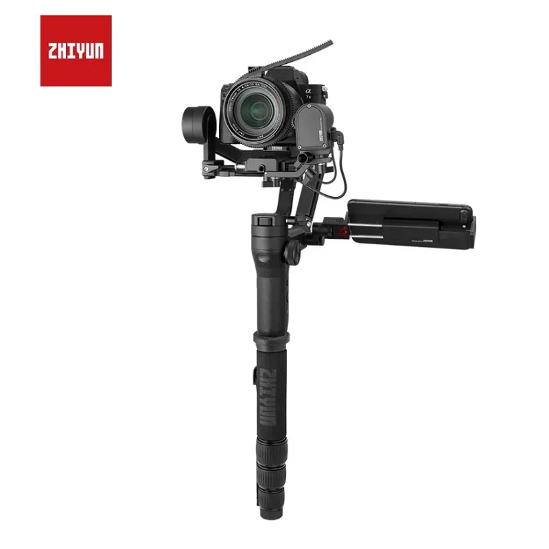 Zhiyun TransMount تلسكوبي صغير Monopod 65 سنتيمتر تمديد القطب ل Zhiyun Weebill مختبر رافعة 3 مختبر كرين 2 زائد مثبت أفقي