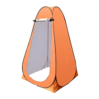 Portable Folding Outdoor Camping Automatic Opening Bathroom Pop Up Privacy Toilet Changing Shower Tent with Window Carry Bag