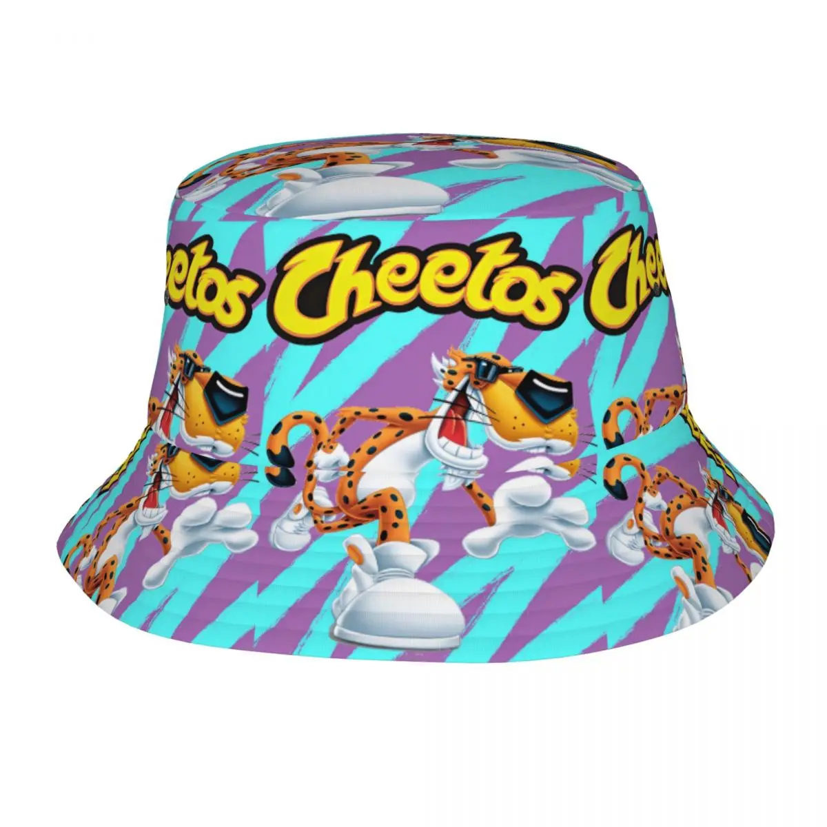 Cheetos Snack sombreros de cubo sombreros de viaje de verano Merch dibujos animados pesca pescador gorras para mujer al aire libre sombrero protección UV