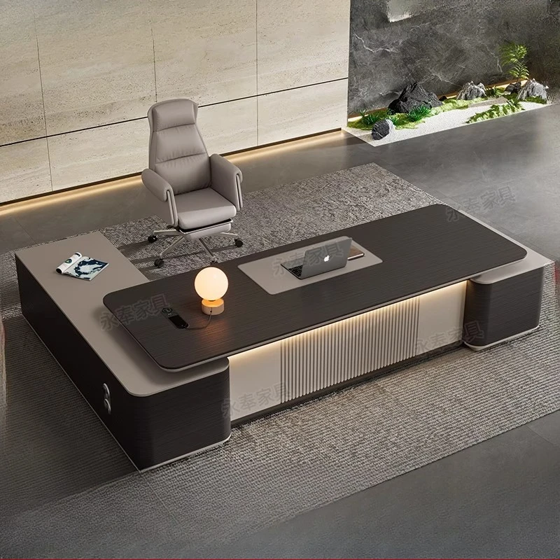 

Manager L Shape Office Desks Strong Modern Computer Bureaux Executive Desk Workstation Luxury Escrivaninha Home Office