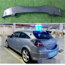 For OPEL / VAUXHALL ASTRA H Spoiler ABS Material Car Rear Wing Glossy Black Rear Spoiler 2004-2011