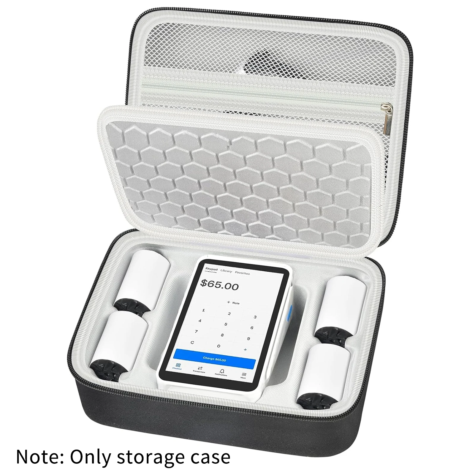 CASE ONLY Case Compatible with Square Terminal Credit Card Reader, Mobile POS Machine Storage Holder