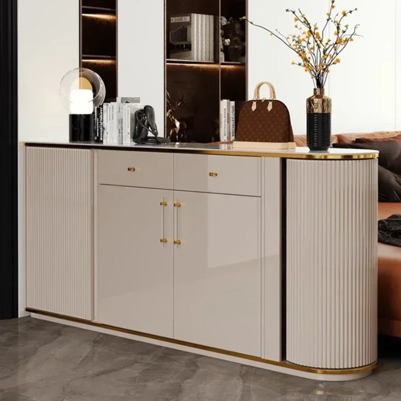 Shoes Organizers Cabinets Partition Cabinet Large Capacity Light Luxury Shoerack Shoe Rack Shoe Organizer Living Room Cabinets