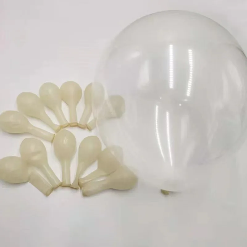 Thickened Latex Transparent Balloons 5 Inch 10 Inch 12 Inch 18 Inch round Props for Party Decoration Wedding Arrangement