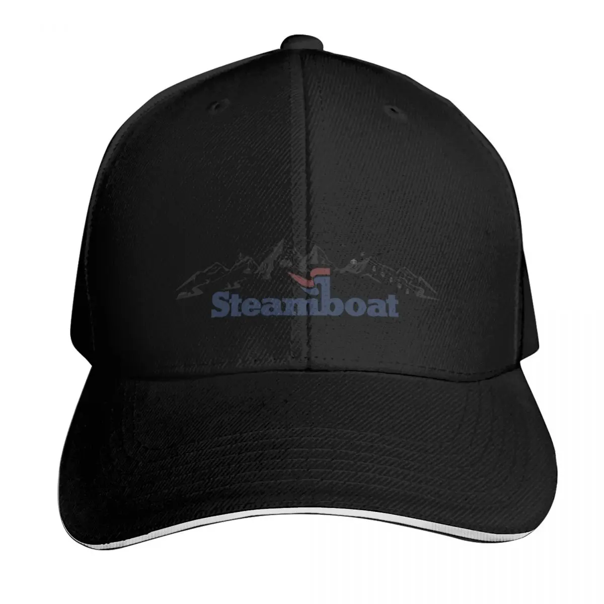 Steamboat Resort Mountains Baseball Cap Sun Protection UPF 50+ Breathable Mesh Back Adjustable Buckle Closure