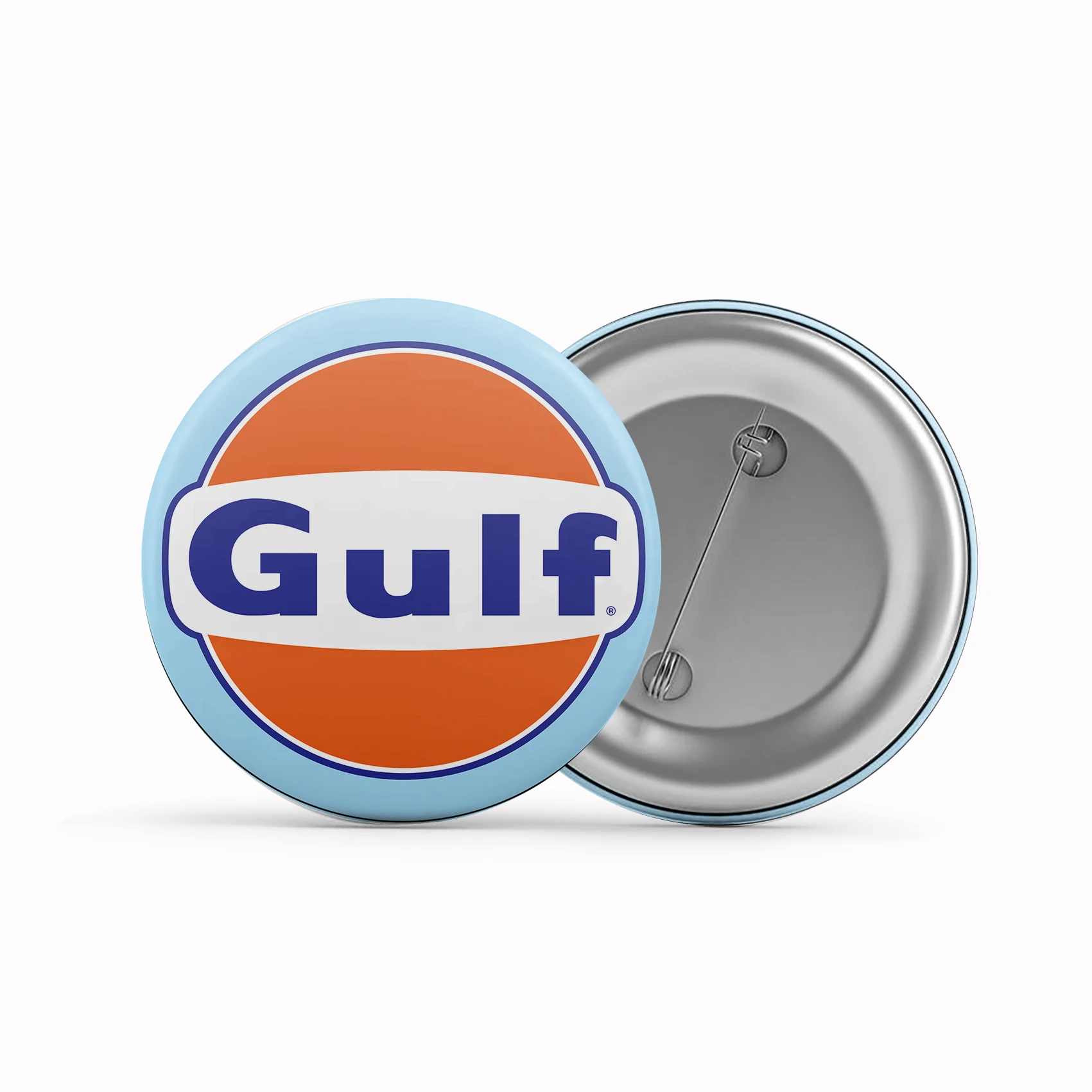 Gulf Oil Brooch Badge Order Personalized Badges Custom Pins Clothes Backpack Accessories Gifts Commemorate Souvenir HZ-064