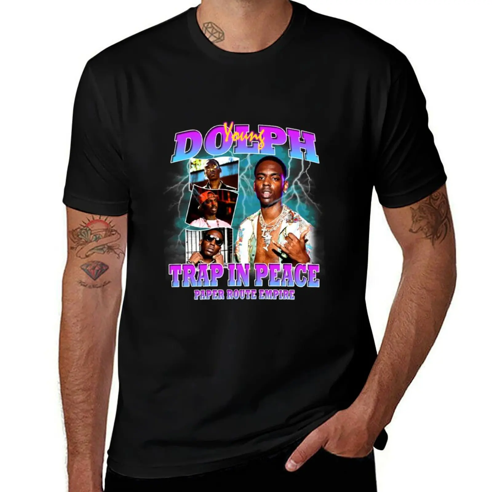 

Young Dolph T-Shirt oversizeds Louboutins vintage anime shirt Men's clothing