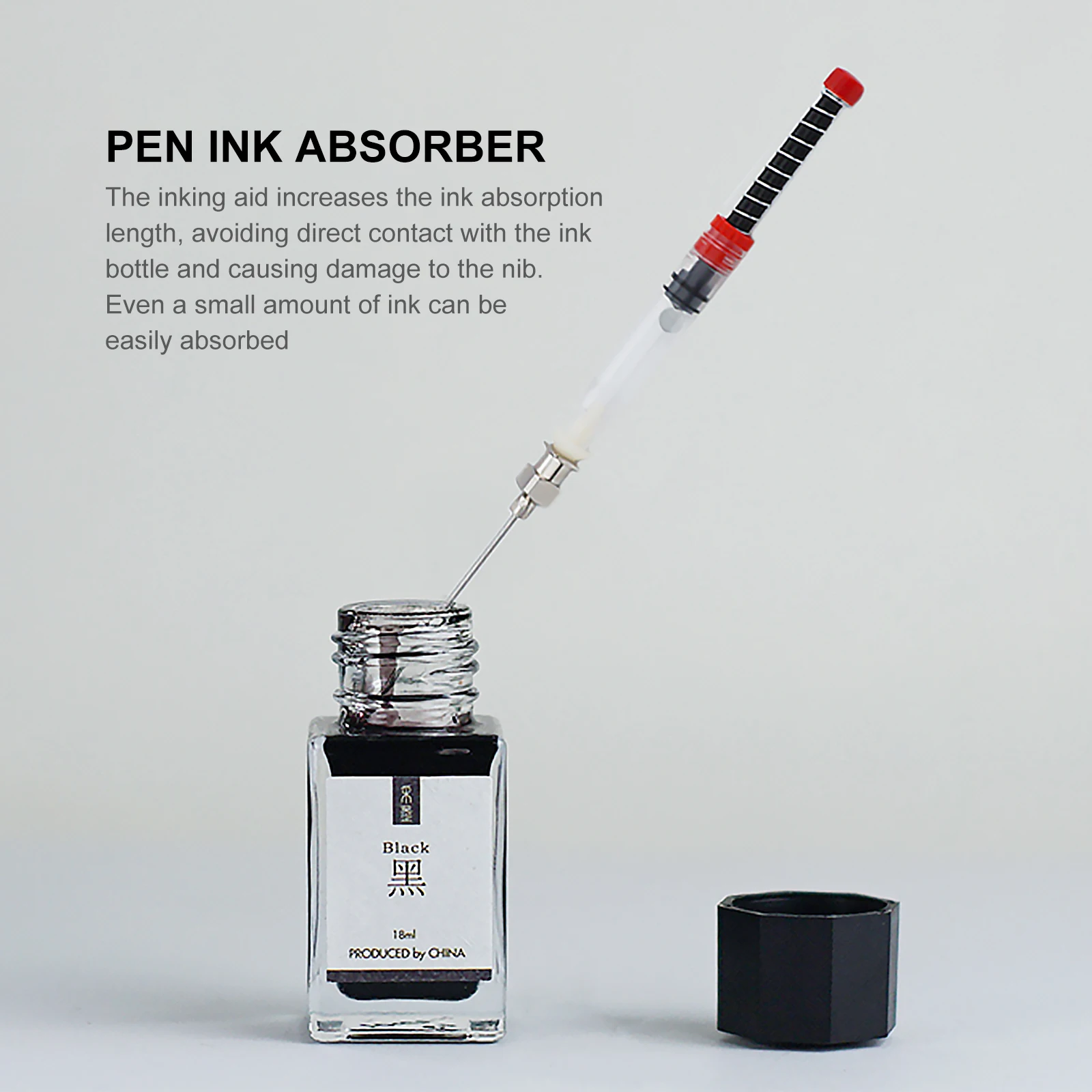 

5pcs Red Refill Tool Material Ink Device Compact Lightweight Pen Ink Absorption School Supplies Refill Tool