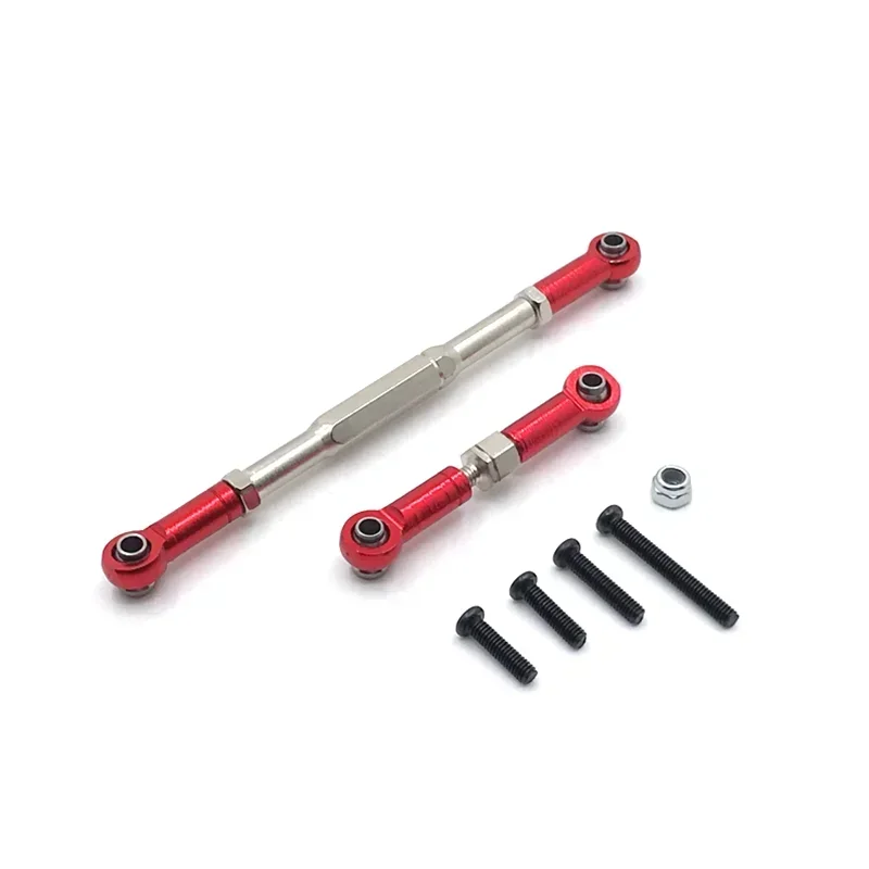 Metal Accessories Upgrade Front Axle Steering Rod for WPL C14 C24 B14 B16 B24 B36 HengLong FeiYu JJRC RC Model Crawler Car Parts